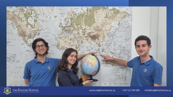 Three English School Students Selected to Represent Cyprus at the 19th Geographical Olympiad